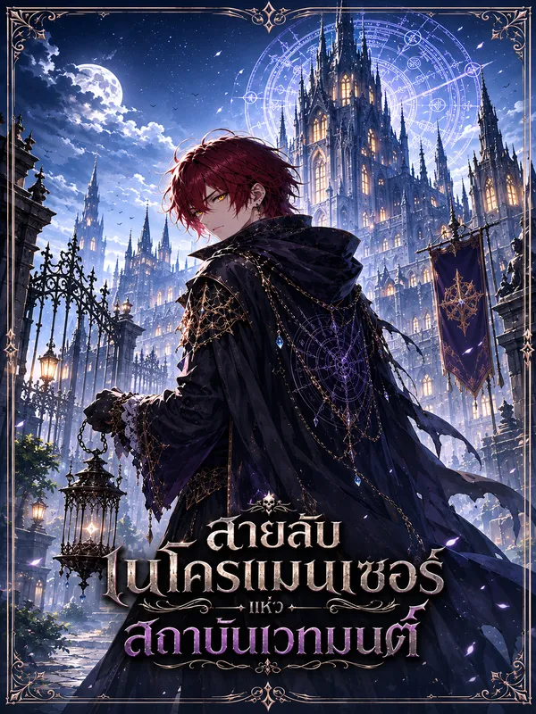 ปก สายลับเนโครแมนเซอร์แห่งสถาบันเวทมนต์