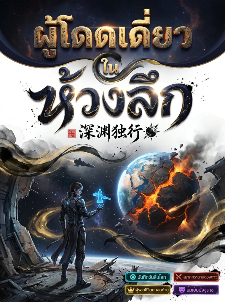 ปก ผู้โดดเดี่ยวในห้วงลึก