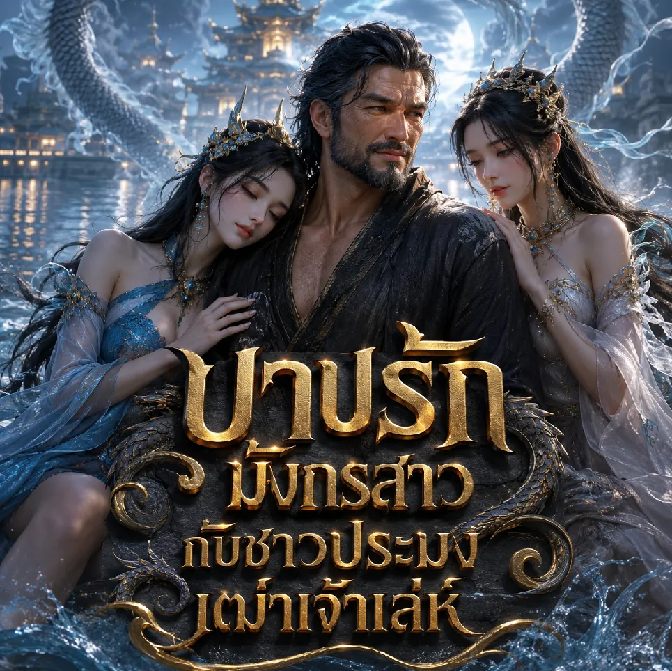 ปก บาปรักมังกรสาวกับชาวประมงเฒ่าเจ้าเล่ห์