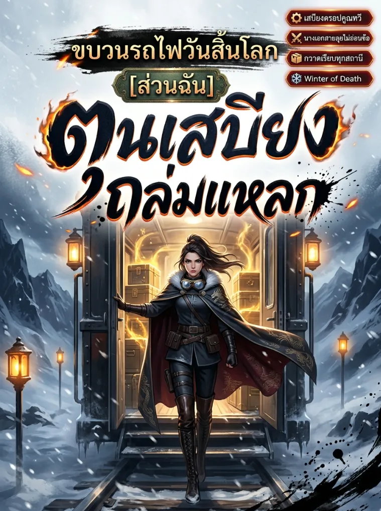 ปก ขบวนรถไฟวันสิ้นโลก ฉันตุนเสบียงถล่มแหลก